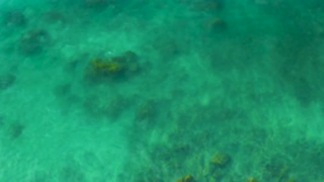 SHIPWRECKS BEACH BCS MEXICO-2020: Crystal Clear Water Rippled By The Wind Where