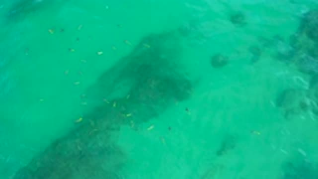 SHIPWRECKS BEACH BCS MEXICO-2020: Crystal Clear Blue Sea Water With Mild Waves