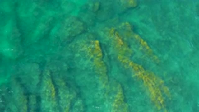 SHIPWRECKS BEACH BCS MEXICO-2020: Beautiful Sea Surface Filled By Sea Water