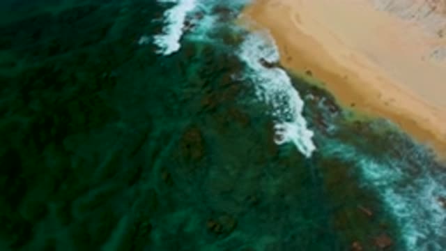 SHIPWRECKS BEACH BCS MEXICO-2020: Turquoise Blue Ocean Waves Off An Island