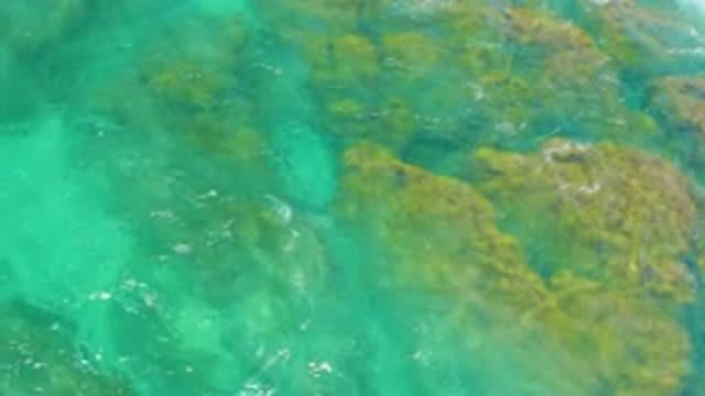 SHIPWRECKS BEACH BCS MEXICO-2020: Waves That Follow Each Other Gently On The Shore