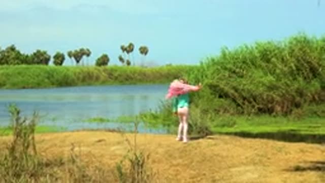 SAN JOSE DEL CABO MEXICO-2020: Cute Young Girl Holding A Pink Cloth