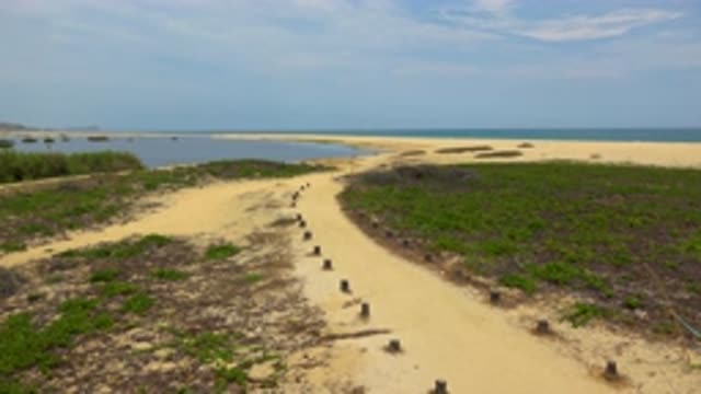 SAN JOSE DEL CABO MEXICO-2020: Showing Path Road To The Beach