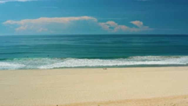 SAN JOSE DEL CABO MEXICO-2020: Beachfront View of Ocean Waves