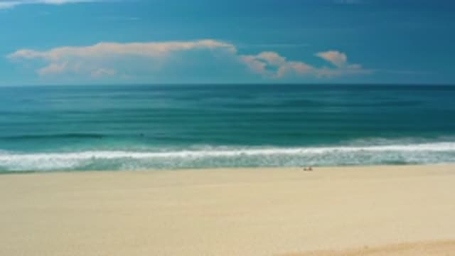 SAN JOSE DEL CABO MEXICO-2020: Ocean Water With Mild Waves
