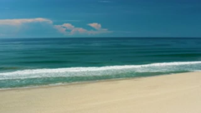 SAN JOSE DEL CABO MEXICO-2020: Beautiful Empty Beach And Ocean Scene With Waves And Sand