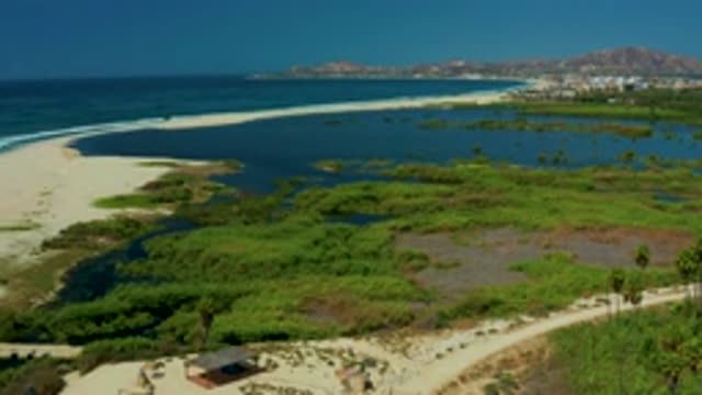 SAN JOSE DEL CABO MEXICO-2020: Sand Roadway To Beach Or Town Looks Beautiful