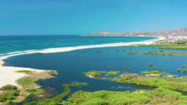 SAN JOSE DEL CABO MEXICO-2020: Amazing And Awesome Sea Water With Mild Waves