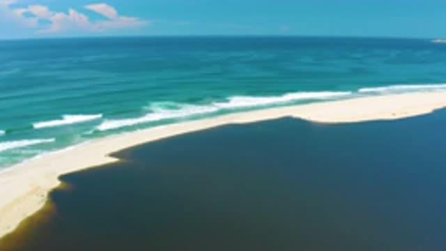 SAN JOSE DEL CABO MEXICO-2020: A Sea Water With Mild Waves Coming
