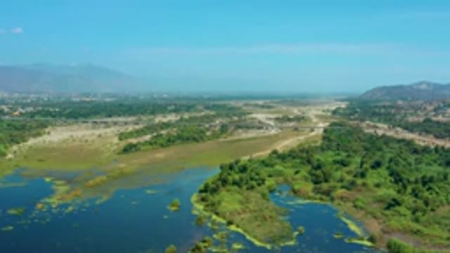 SAN JOSE DEL CABO MEXICO-2020: Vast Water And Countryside Trees And Dry Land