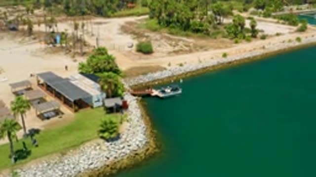 SAN JOSE DEL CABO MEXICO-2020: View From The Top Of A Boat At The Pear Near