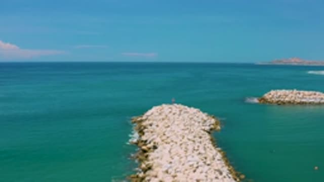 SAN JOSE DEL CABO MEXICO-2020: Beautiful View Of Ocean And Rocks