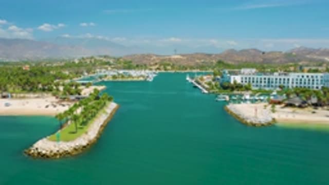 SAN JOSE DEL CABO MEXICO-2020: Beautiful Caribbean Island Resort With Private Beach