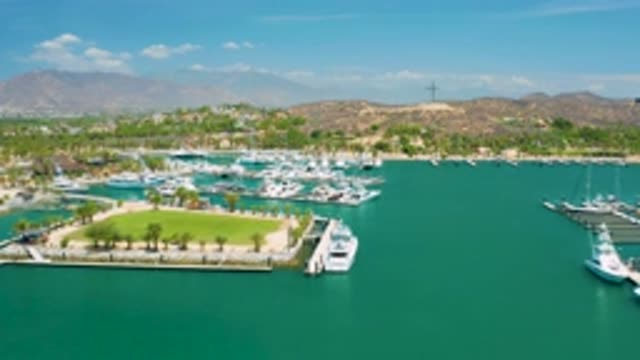 SAN JOSE DEL CABO MEXICO-2020: Lots Of Hotel Near Lake And Lots Of White Ships
