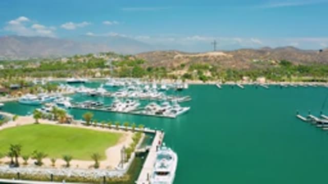 SAN JOSE DEL CABO MEXICO-2020: Beautiful Tropical Vacation Spot With Clear Blue Waters
