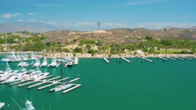SAN JOSE DEL CABO MEXICO-2020: A Boat Yard By The Sandy Beach
