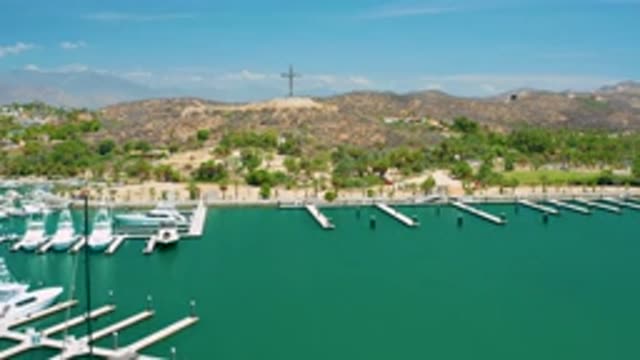 SAN JOSE DEL CABO MEXICO-2020: Beautiful Mountains With A Green Roof Seen From