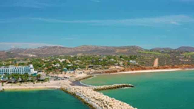 SAN JOSE DEL CABO MEXICO-2020: Beautiful Town Surrounded By Hills And Edge Of Beach