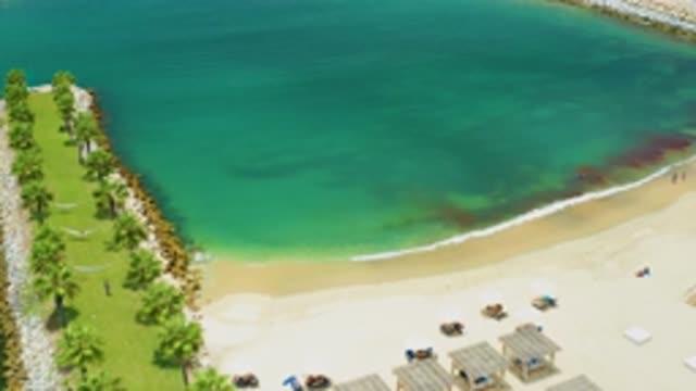 SAN JOSE DEL CABO MEXICO-2020: A Wonderful View Of A Sea With Park