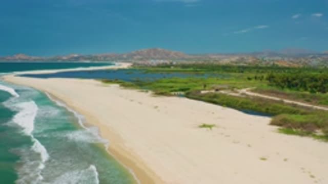 SAN JOSE DEL CABO MEXICO-2020: A Vacant Beautiful Beach