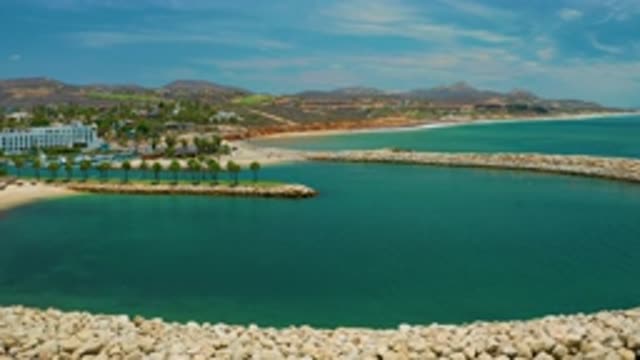 SAN JOSE DEL CABO MEXICO-2020: Luxury Resort On The Coast With A Wonderful View