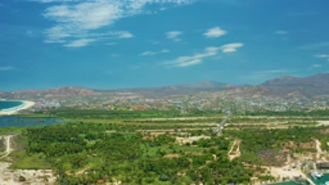 SAN JOSE DEL CABO MEXICO-2020: Scenic View Of Hills Land And Ocean