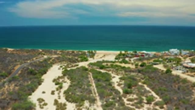 SAN JOSE DEL CABO MEXICO-2020: Coastal View Of Desert And Beach