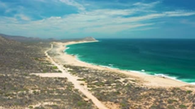 SAN JOSE DEL CABO MEXICO-2020: Sea That Bathes A Coast Characterized By Sand And