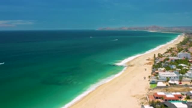 SAN JOSE DEL CABO MEXICO-2020: Ocean View With Cliff Side