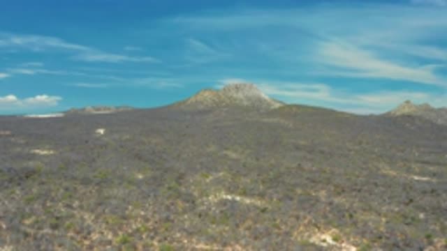 SAN JOSE DEL CABO MEXICO-2020: Vast Space Tall Mountain With Blue Sky White Clouds