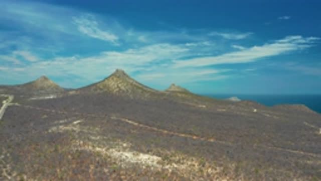 SAN JOSE DEL CABO MEXICO-2020: Soaring Above The Mountains And Plains On A