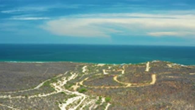 SAN JOSE DEL CABO MEXICO-2020: Aerial View That Shows All Roads Lead To The Coast