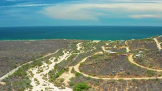 SAN JOSE DEL CABO MEXICO-2020: A Middle Of Nowhere View From A Drone