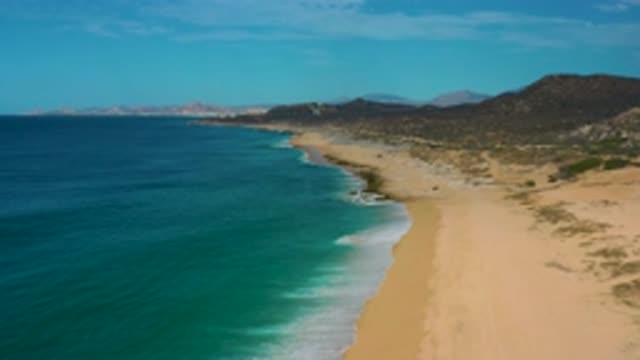 LAGUNA BEACH BCS MEXICO-2020: Great Mild Waves Coming With White Cloud Up Above