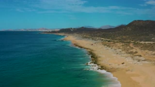 LAGUNA BEACH BCS MEXICO-2020: The Beauty Of The Coastline Can Be Seen From Above