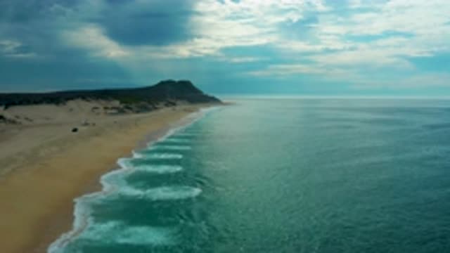LAGUNA BEACH BCS MEXICO-2020: Beautiful Beach With Heavy Clouds