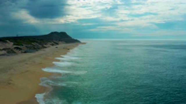 LAGUNA BEACH BCS MEXICO-2020: Low Tide On Sandy Island Beach