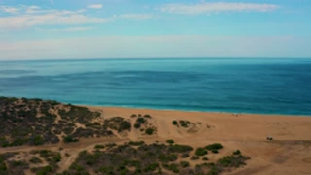 LAGUNA BEACH BCS MEXICO-2020: Blue Sea Looks Silent Near Beach