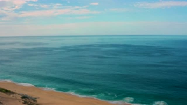 LAGUNA BEACH BCS MEXICO-2020: Brilliant Sea Water With Mild Waves Coming