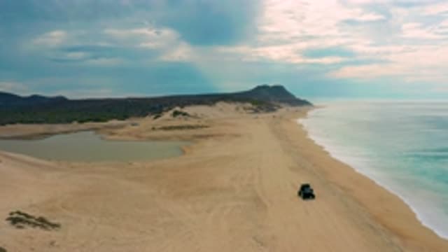 LAGUNA BEACH BCS MEXICO-2020: Scenic View Of Coast Side With Rock Pools And