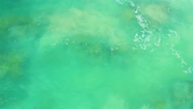 LAGUNA BEACH BCS MEXICO-2020: Flowing River Water Over a Bed of Rocks and Sand