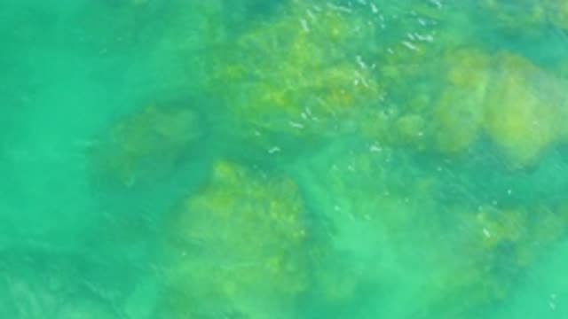 LAGUNA BEACH BCS MEXICO-2020: Mild Waves In The Water Create Small Foams