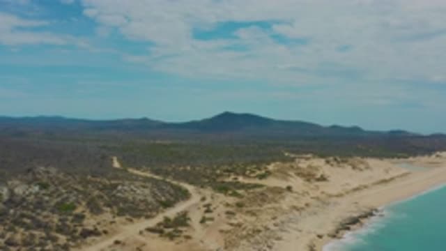 LAGUNA BEACH BCS MEXICO-2020: Sea Water With White Waves Hitting