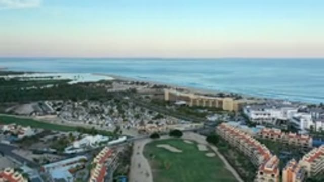 SAN JOSE DEL CABO MEXICO-2020: A Wonderful View From The Top Angle To The Beach