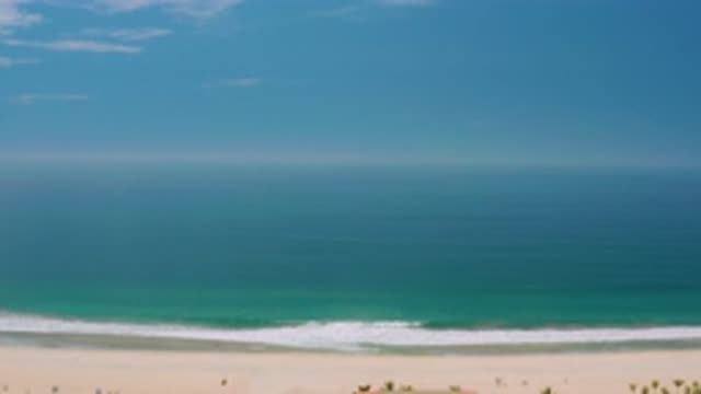 PALMILLA BEACH BCS MEXICO-2020: Blue Crystal Clear Sea Water With Mild Waves