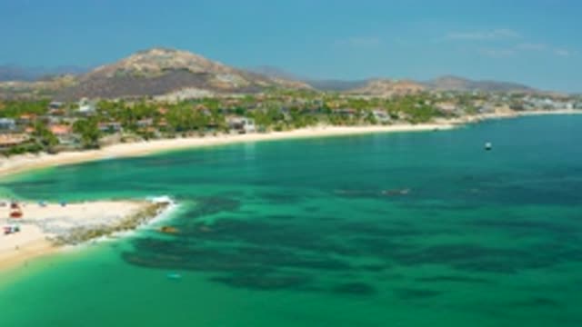 PALMILLA BEACH BCS MEXICO-2020: The Plane's Descent Allows The Beautiful