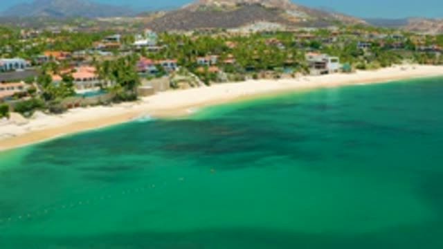 PALMILLA BEACH BCS MEXICO-2020: Drone Footage Of Picturesque Beach With Sandy Shore