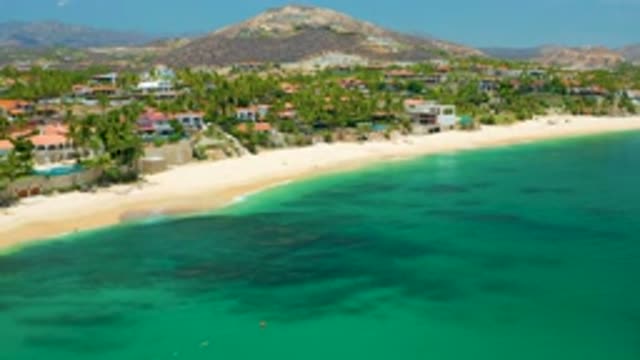 PALMILLA BEACH BCS MEXICO-2020: Beautiful Beach Near The Resorts And Buildings