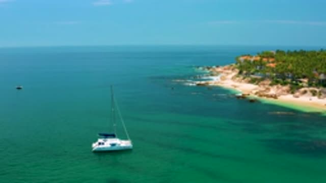 PALMILLA BEACH BCS MEXICO-2020: Aerial Footage With A Camera Way Off In The