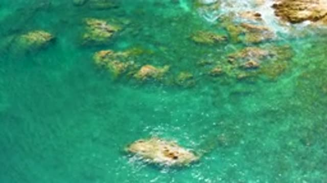 PALMILLA BEACH BCS MEXICO-2020: Amazing View Of The Underwater Rocks From The Surface